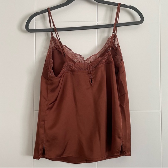 Abercrombie and Fitch Lace Satin Camisole - Picture 6 of 7